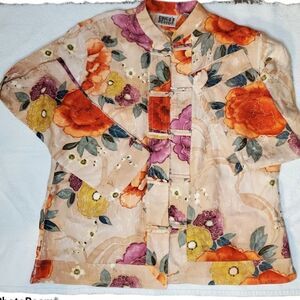 Beautiful chicos design vintage silk asían inspire